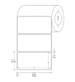 Centurion Centurion Poly Thermal Transfer Labels TTL1041 - 4.0 Roll