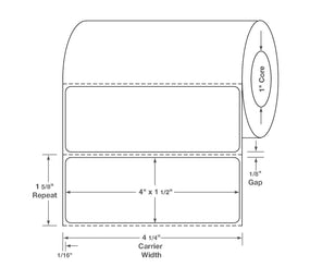 Centurion Labels: Centurion Poly Thermal Transfer Labels, 1