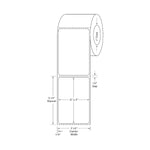 Centurion Centurion Poly Thermal Transfer Labels TTL1068 - 8.0 Roll