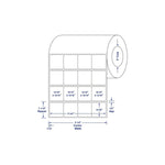 Ga International Inc Xylene & Chemical-Resistant Labels HTT-125C3-8WH-MDL-TTL1243