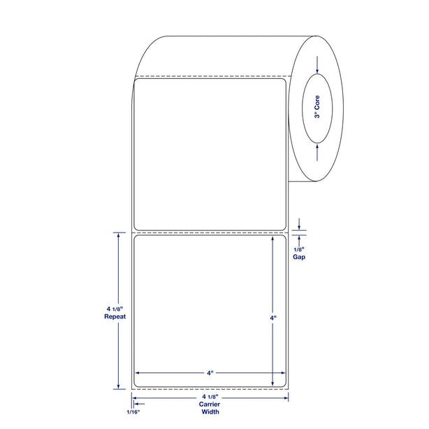 Thermal Labels - TTL1277 - 4 Roll - MDL-TTL1277