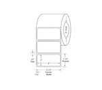 Centurion Blank Labels - TTL1486 - 4 Roll - MDL-TTL1486