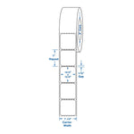 Thermal Labels - TTL1489 - 4 Roll - MDL-TTL1489