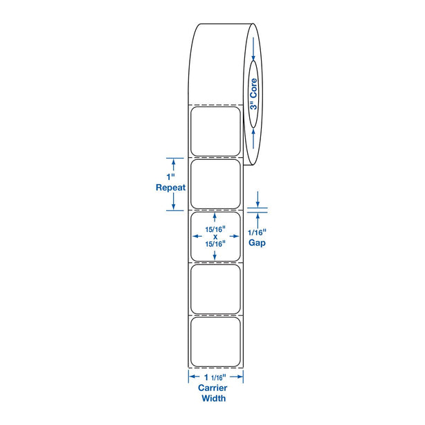 Thermal Labels - TTL1489 - 4 Roll - MDL-TTL1489