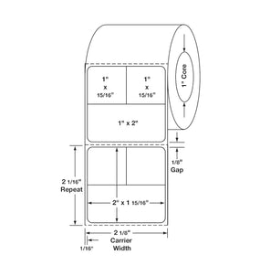 Centurion Centurion Poly Thermal Transfer Labels TTL1505 - 8.0 Roll