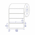 Thermal Labels - TTL1506 - 4 Roll - MDL-TTL1506