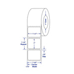 Centurion Labels with 1" Core - TTL1507 - 8 Roll - MDL-TTL1507