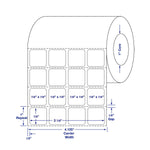 Centurion Blank Labels - TTL1535 - 6 Roll - MDL-TTL1535