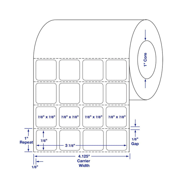 Centurion Blank Labels - TTL1535 - 6 Roll - MDL-TTL1535