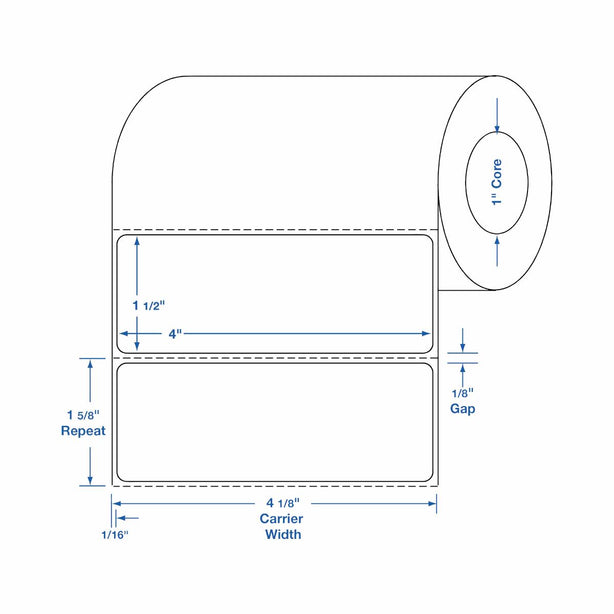 Thermal Transfer Labels - TTL1577 - 12 Roll - MDL-TTL1577