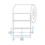 Thermal Labels - TTL181 - 8 Roll - MDL-TTL181