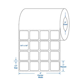 Thermal Labels - TTL236 - 4 Roll - MDL-TTL236
