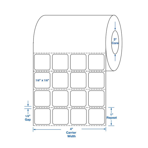Thermal Labels - TTL236 - 4 Roll - MDL-TTL236