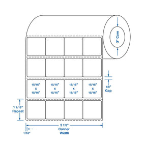 Thermal Labels - TTL276 - 4 Roll - MDL-TTL276