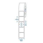 Thermal Labels - TTL536 - 4 Roll - MDL-TTL536