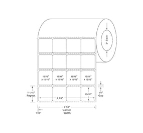 Centurion Labels: Centurion Poly Thermal Transfer Labels, 15/16