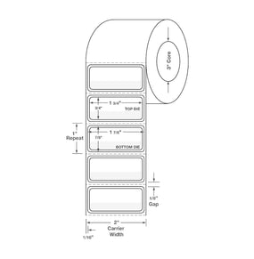 Thermal Labels - TTL656 - 4 Roll - MDL-TTL656