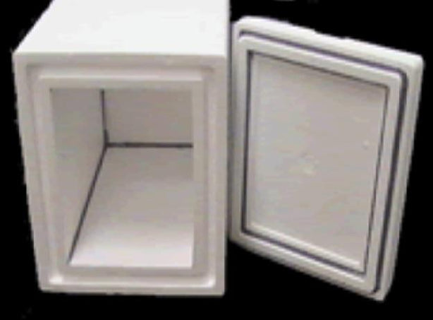 Texas Foam Polystyrene Shippers Thermal Set Up Cooler with Outer Box, 10.75 qt. - TXFTR12EA