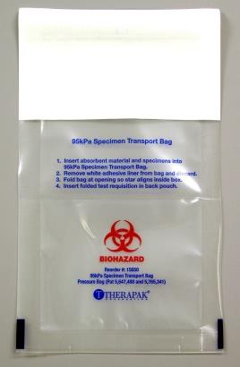 Therapak Corporation 95kPa Transport Bags 15655 - 100.0 Each - MDL-TXH15655