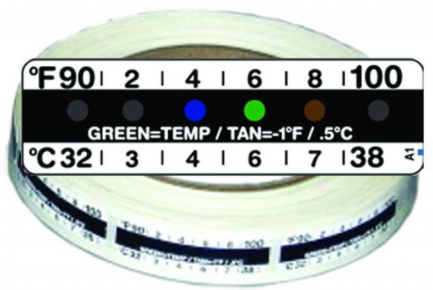 Therapak Corporation Temperature Indicator Strip 40006 - 100.0 Each - MDL-TXH40006