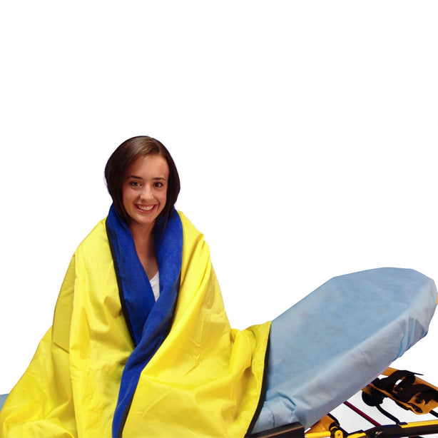 Taylor All Weather Nylon / Fleece Blanket, Blue - 60-RNB6090 - 10 Each