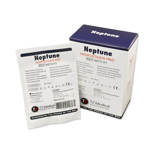 TZ MEDICAL Neptune 2" x 2" Sterile Hemostasis Pad 8870-01 10 Each - MDL-TZM887001