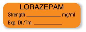 UNITED AD LABEL COMPANY Lorazepam Labels AL008 1 Each - MDL-UALAL008