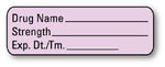 Blank Anesthesia Syringe Labels - AL800 - 1 Each - MDL-UALAL800