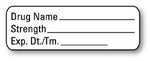 Blank Anesthesia Syringe Labels - AL900 - 1 Each - MDL-UALAL900