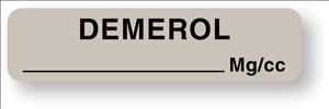 "Demerol" Anesthesia Labels - AM107 -  - MDL-UALAM107