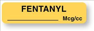 "Fentanyl" Anesthesia Labels - AM175 - 1 Each - MDL-UALAM175
