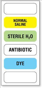 "Normal Saline" Anesthesia Labels - AM893 - 25 Each - MDL-UALAM893