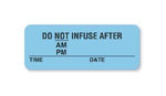 "Do Not Infuse After" Blood Bank Communication Labels - BB753 - 1 Each - MDL-UALBB753