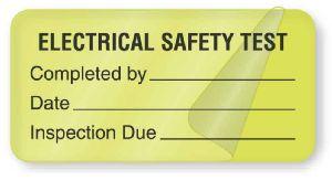 Electrical Equipment Safety Test Labels - BE324 - 1 Each - MDL-UALBE324