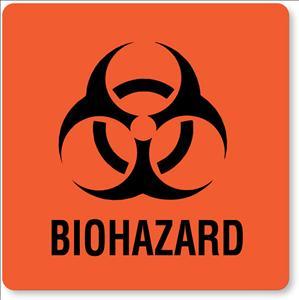 Hazard Warning Labels - BH050 - 50 Each - MDL-UALBH050