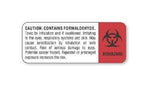 United Ad by Ad Co Label Caution: Contains Formaldehde - BH237 - 320 Each