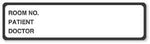 Room Number/Patient/Doctor Labels - CI200 - 1 Each - MDL-UALCI200