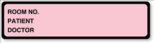 Room Number/Patient/Doctor Labels - CI203 - 1 Each - MDL-UALCI203