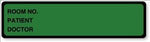Room Number/Patient/Doctor Labels - CI216 - 1 Each - MDL-UALCI216