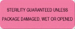 "Sterility Guaranteed Until" Promotouch Labels - CS062 - 1 Each - MDL-UALCS062
