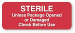 "Sterile Unless Open" Labels - CS731 - 1 Each - MDL-UALCS731
