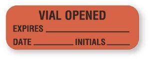 "Vial Opened" Expiration Labels - FP294 - 1 Each - MDL-UALFP294