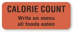 "Calorie Count" Labels - HD214 - 1 Each - MDL-UALHD214