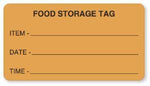"Food Storage Tag" Food Quality Control Labels - HD335 - 1 Each - MDL-UALHD335