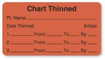 Chart Thinned Labels - HN305 - 1 Each - MDL-UALHN305