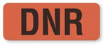 "DNR" Alert Labels - HX205 - 1 Each - MDL-UALHX205