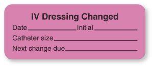 IV Dressing Changed Labels - IV246 -  - MDL-UALIV246