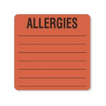 United Ad Label Allergy Alert Labels with Red Border - MR204 - 1 Each - MDL-UALMR204