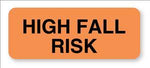 "High Fall Risk" Labels - NH102 - 1 Each - MDL-UALNH102