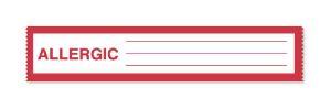 United Ad Allergy Alert Labels and Tape - NT108 - 1 Each - MDL-UALNT108